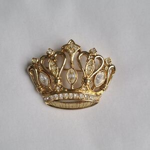 Kenneth‎ Jay Lane For Avon Crown Brooch